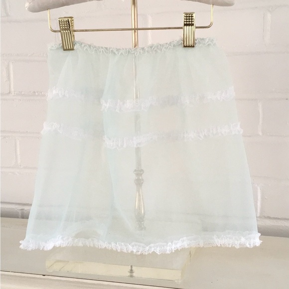 Vintage Other - girls sheer classic vintage antique skirt slip petticoat size 4T